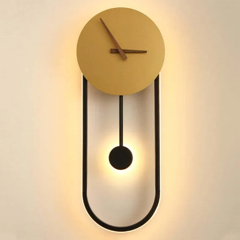 Pendulum Clock Design Modern Wall Lights