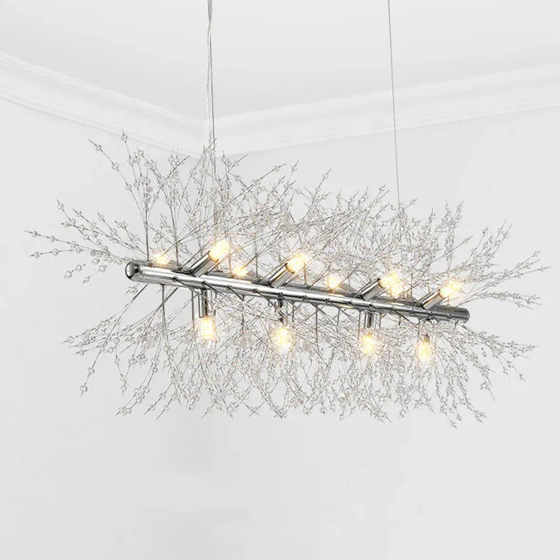 Transparent Branch Dining Room Modern Pendant Light