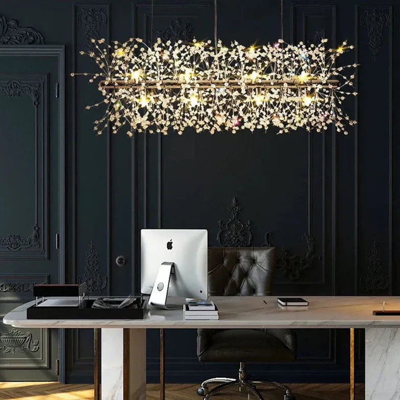 Transparent Branch Dining Room Modern Pendant Light