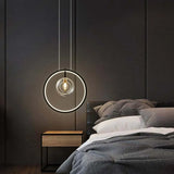 Lampadari stile nordico design con vetro sferico