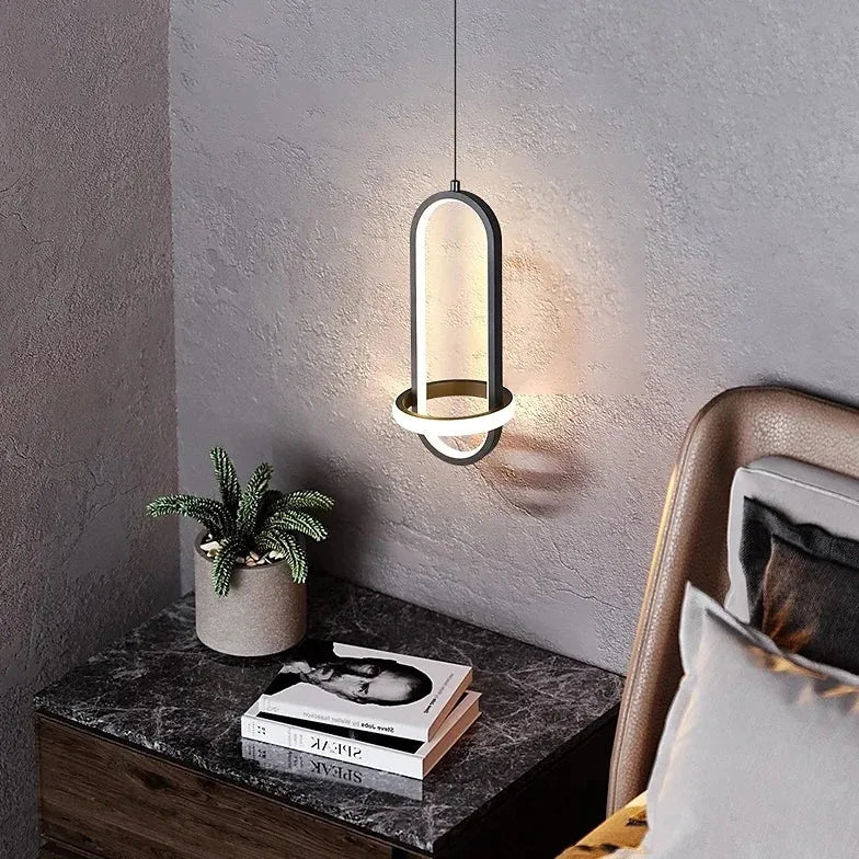 Oval Ring Bathroom Modern Pendant Light