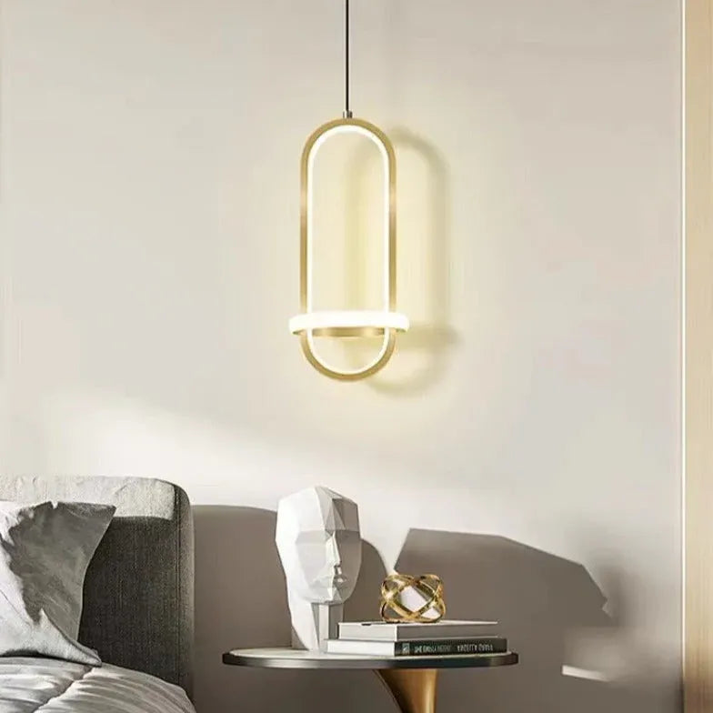 Oval Ring Bathroom Modern Pendant Light