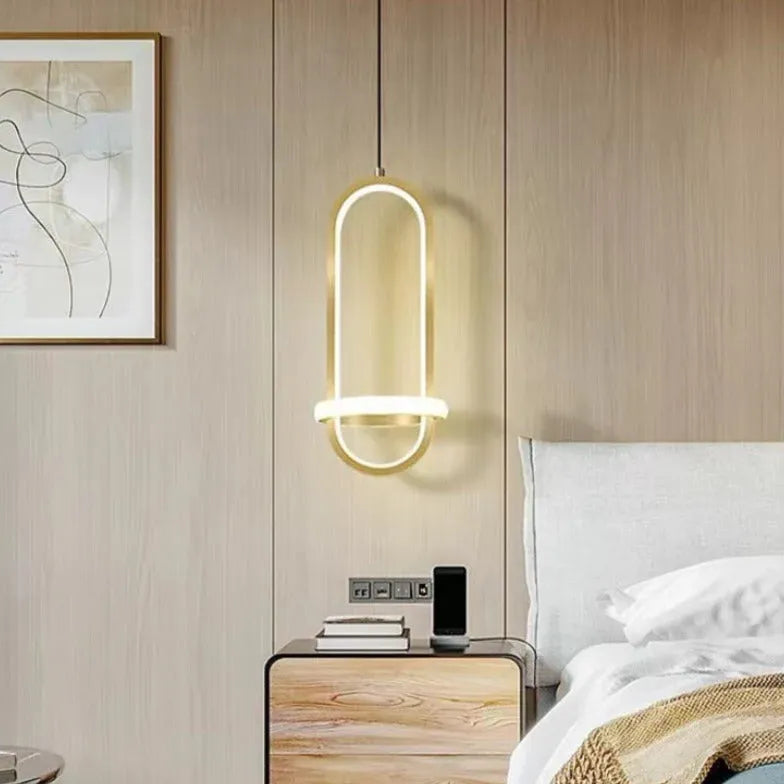 Oval Ring Bathroom Modern Pendant Light