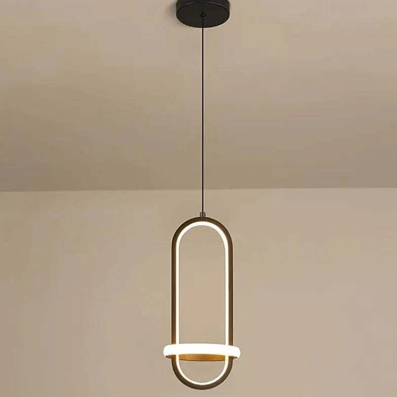 Oval Ring Bathroom Modern Pendant Light