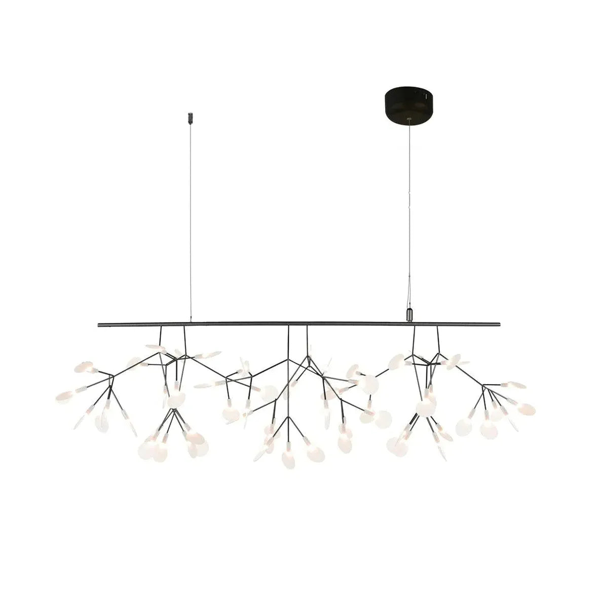 Rose Gold Branches LED Modern Chandelier