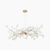 Lampadari in Ceramica Decorata di Design Moderno con Altezza Regolabile per Soggiorno