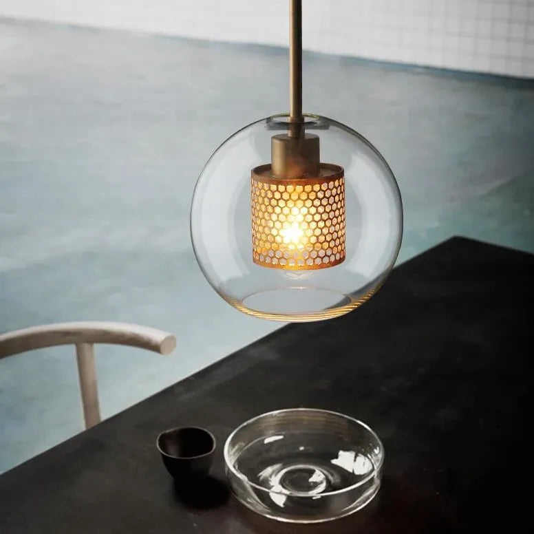 Bubble Art Glass Dining Room Pendant Light