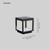 Luci da Terra per Esterno Cubo Nero Solare