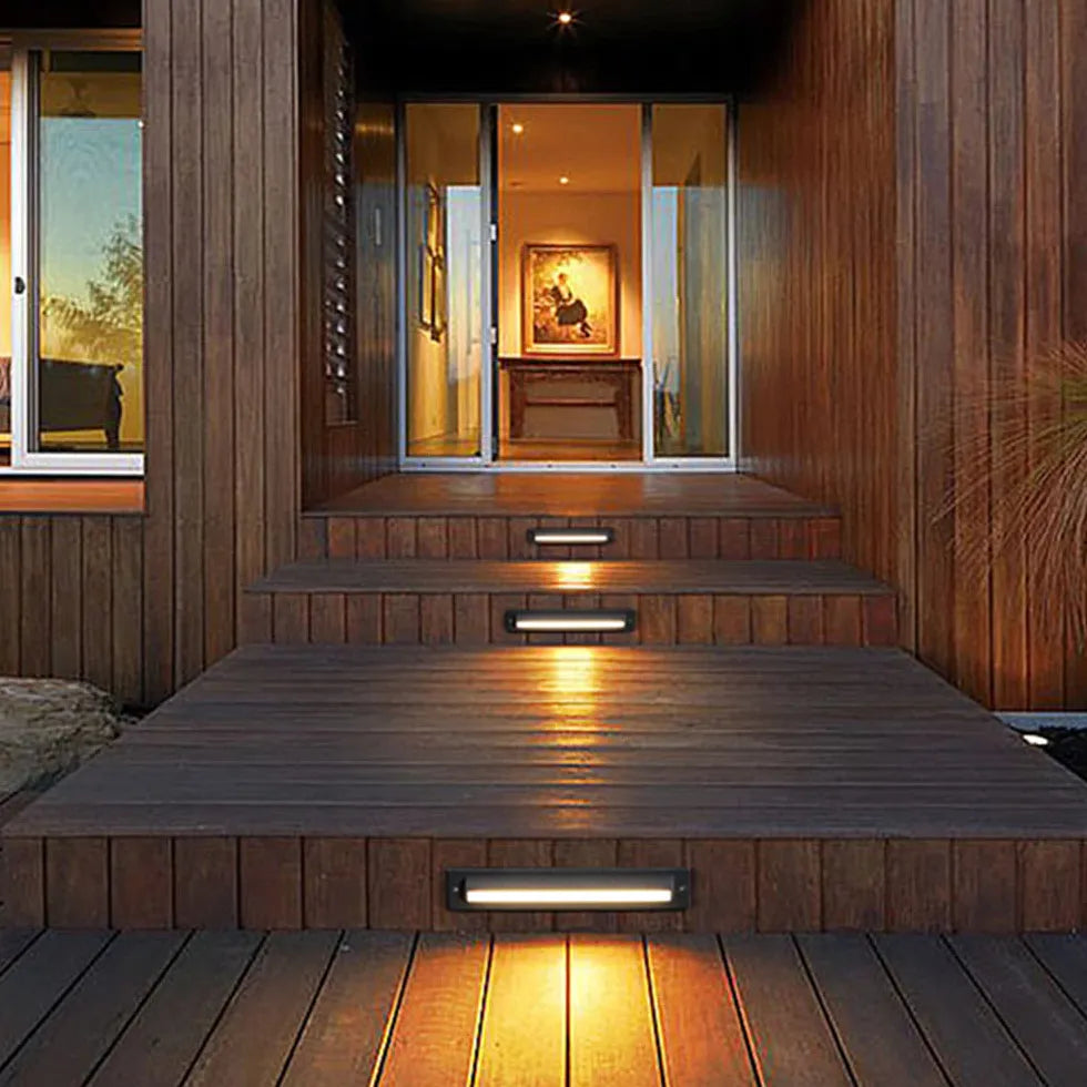 Linear Led black Step Outdoor Lights