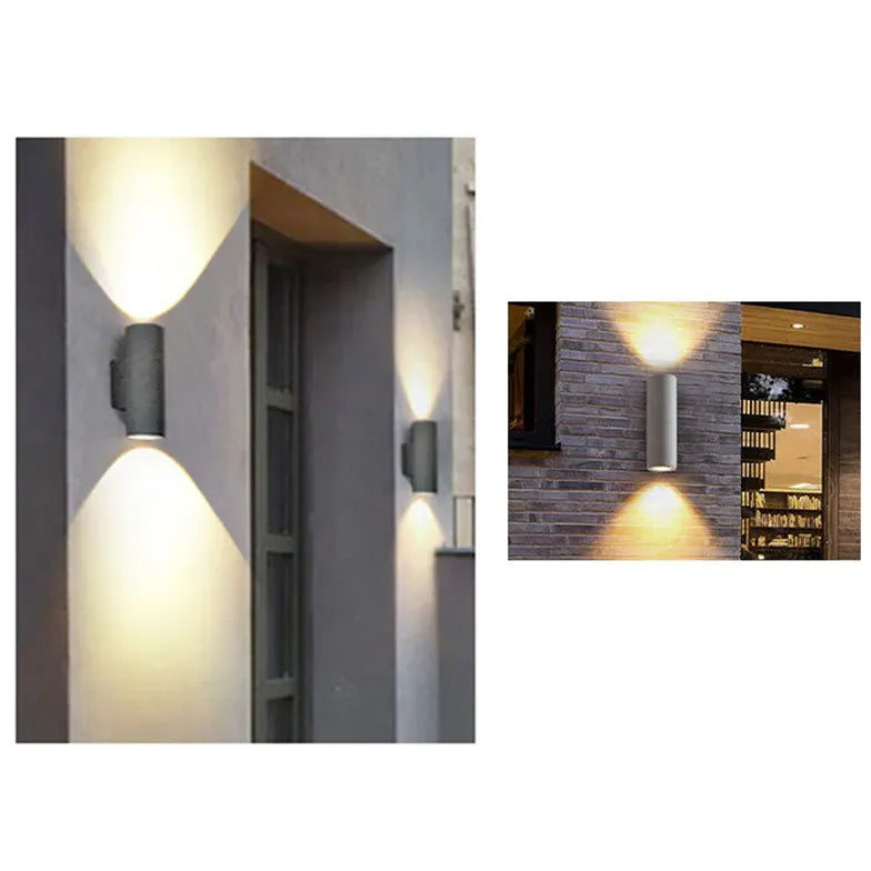 Applique da esterno led doppia luce Stile