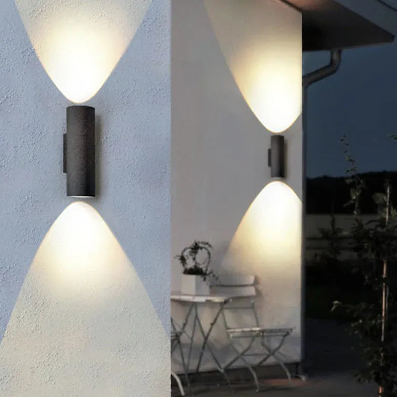 Applique da esterno led doppia luce Stile