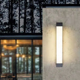 waterproof outdoor wall lights led black