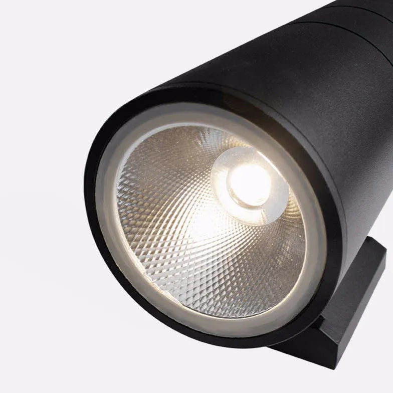 up and down outdoor wall lights black