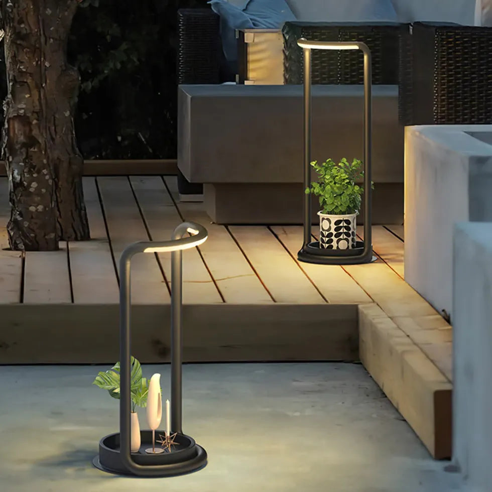 Plant Holder LED Outdoor Floor lamps