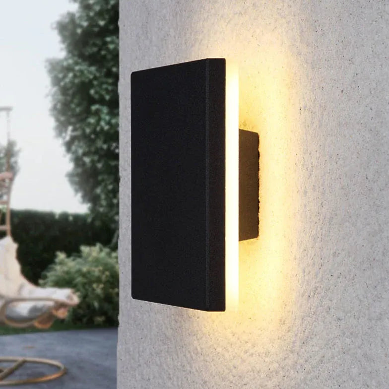 round outdoor wall light led