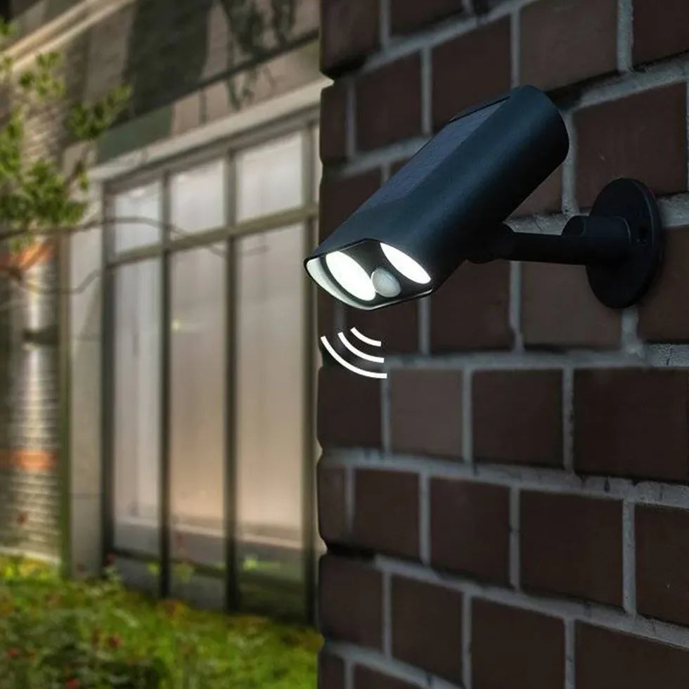 Dual head Solar Sensor outdoor Wall Lights