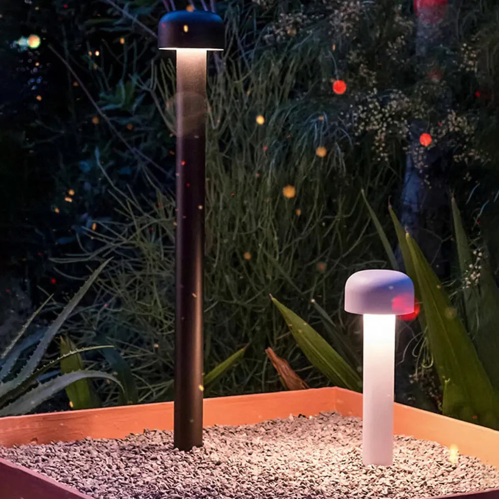 Mushroom Shaped Modern Bollard Lights