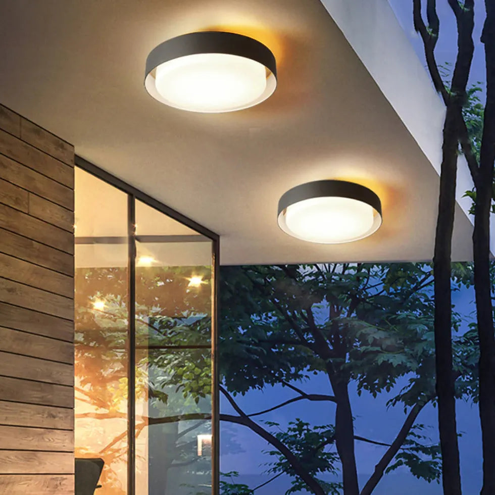 Porch Round Flush Led Outdoor Lights