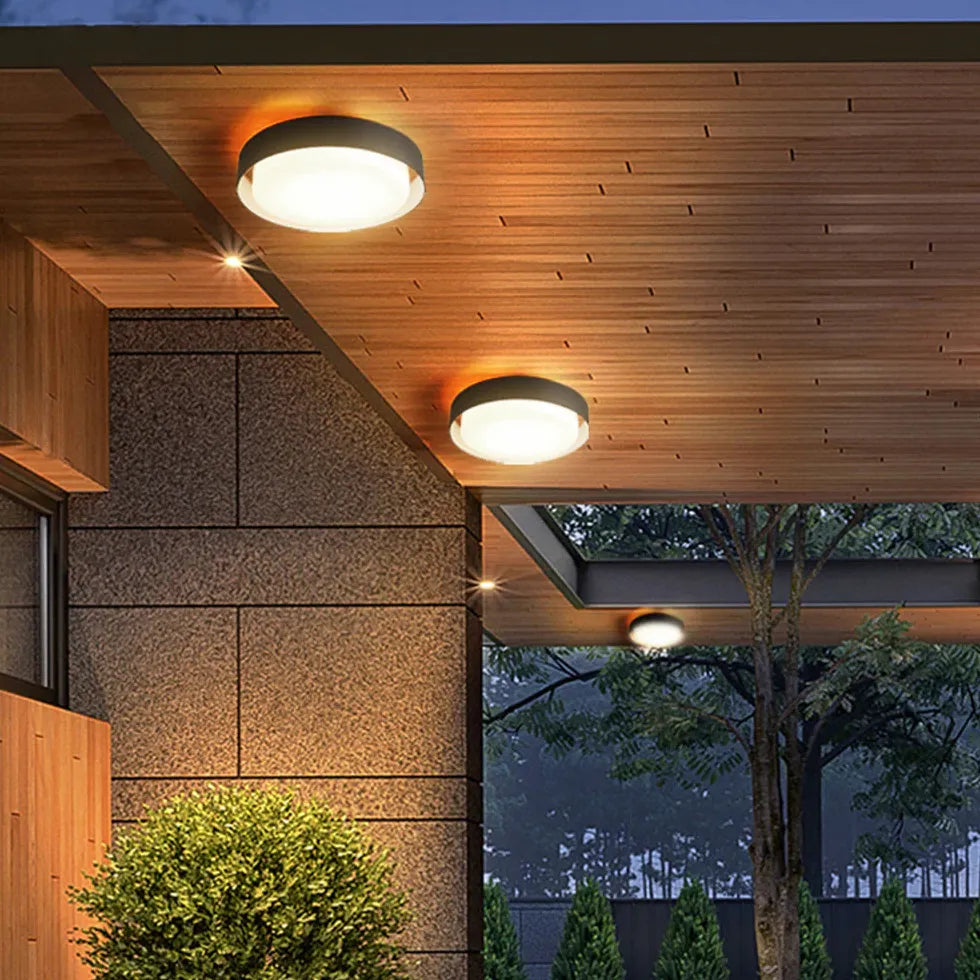 Porch Round Flush Led Outdoor Lights