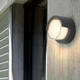 Minimalist Geometry Black Led Outdoor Wall Lights