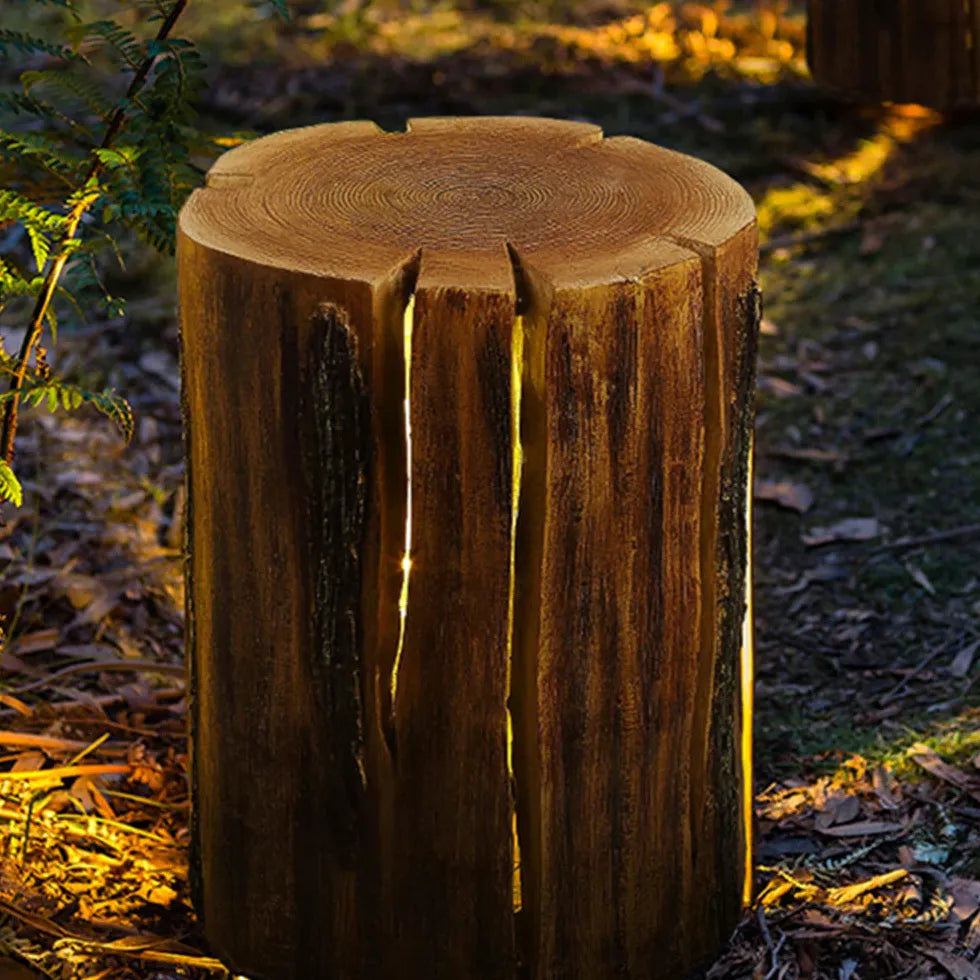 Lampade da terra rustiche in legno