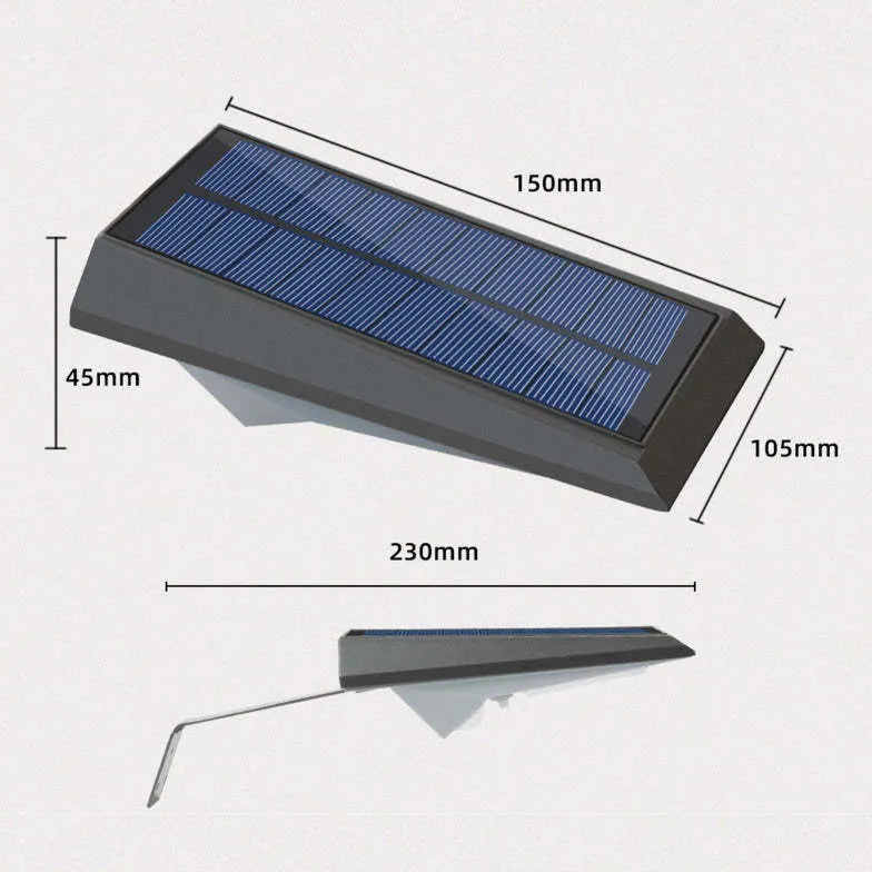 Luce solare led da esterno sensore