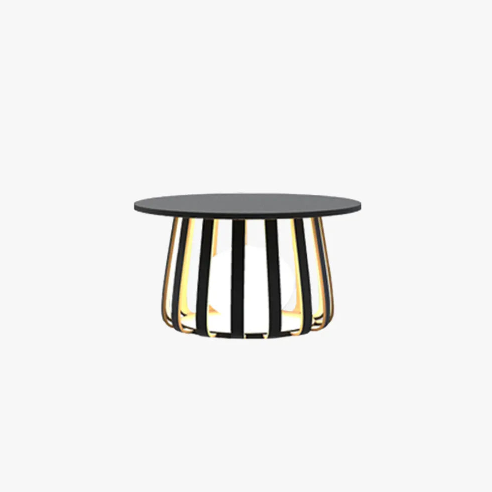 Lampade da Terra per Esterno Solari Design Moderno LED in Metallo Nero