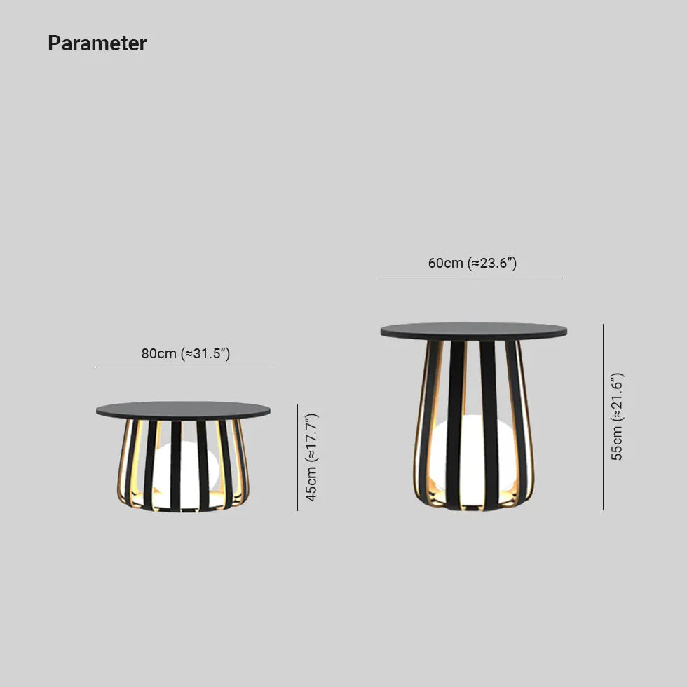 Lampade da Terra per Esterno Solari Design Moderno LED in Metallo Nero