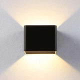 Metallo con Luce Calda a Due Lampade Applique Cubo