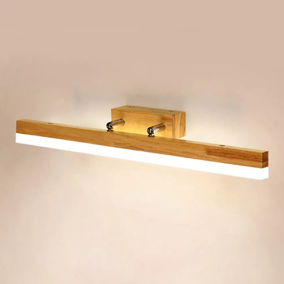 Illuminare Specchio Bagno Elegante Classico in Legno