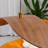 Lampadari in Legno Vintage Stile Curvo Elegante