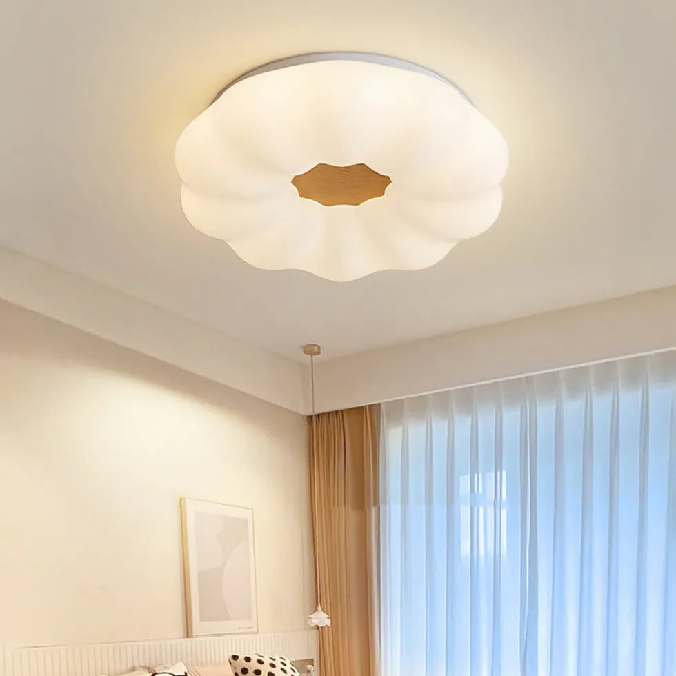 Cloud Cotton Bedroom White Flush Ceiling Lights