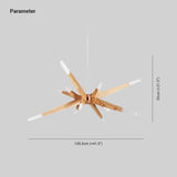 Lampade a Sospensione in Legno con LED Creativo