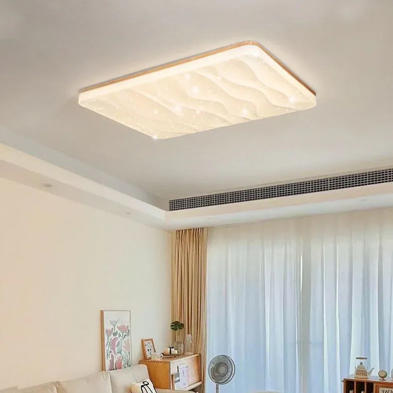 Plafoniere moderne rettangolari Atmosfera Calda con LED