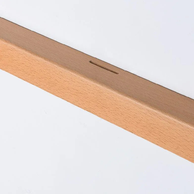 Applique Legno Dorato Design Minimalista LED