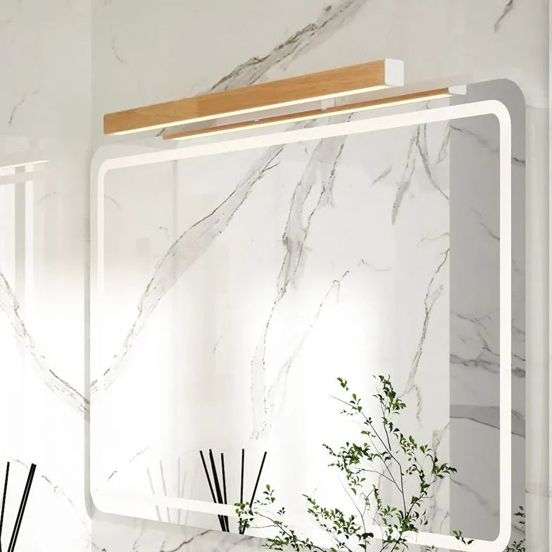 Applique in legno moderne LED bagno