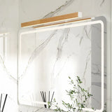 Applique in legno moderne LED bagno