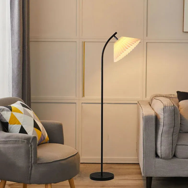 Black Minimalist Modern Arched Floor Lamp