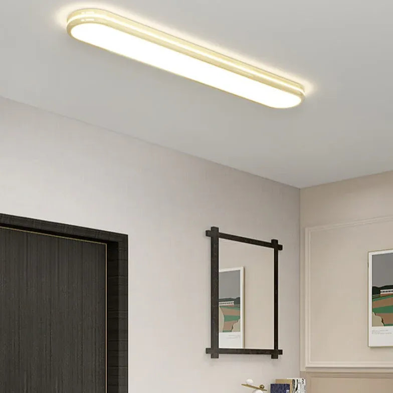 Long Oval LED Modern Flush Ceiling Lights