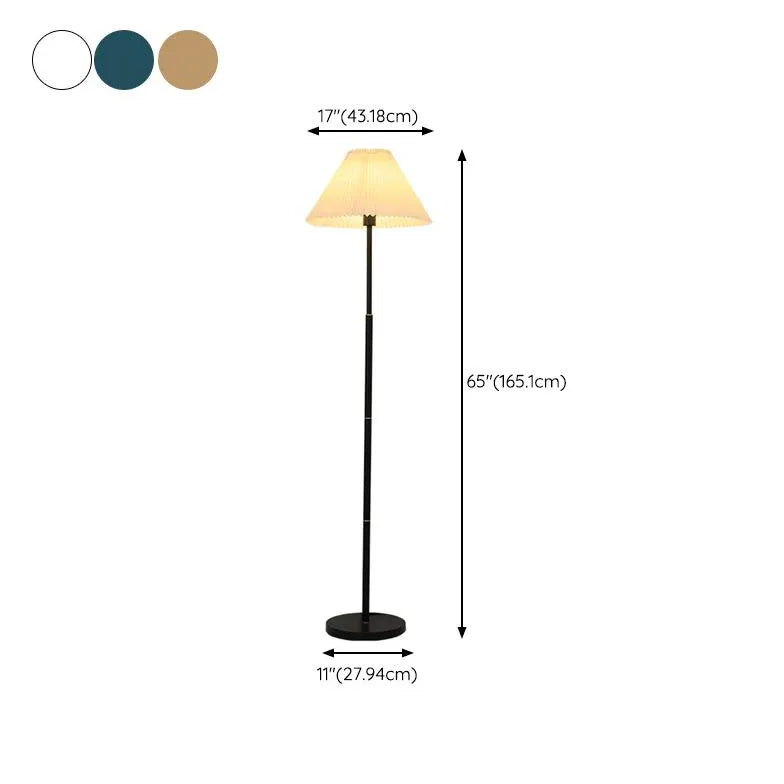 Umbrella-Shaped Long Rod Modern Minimalist Floor Lamp