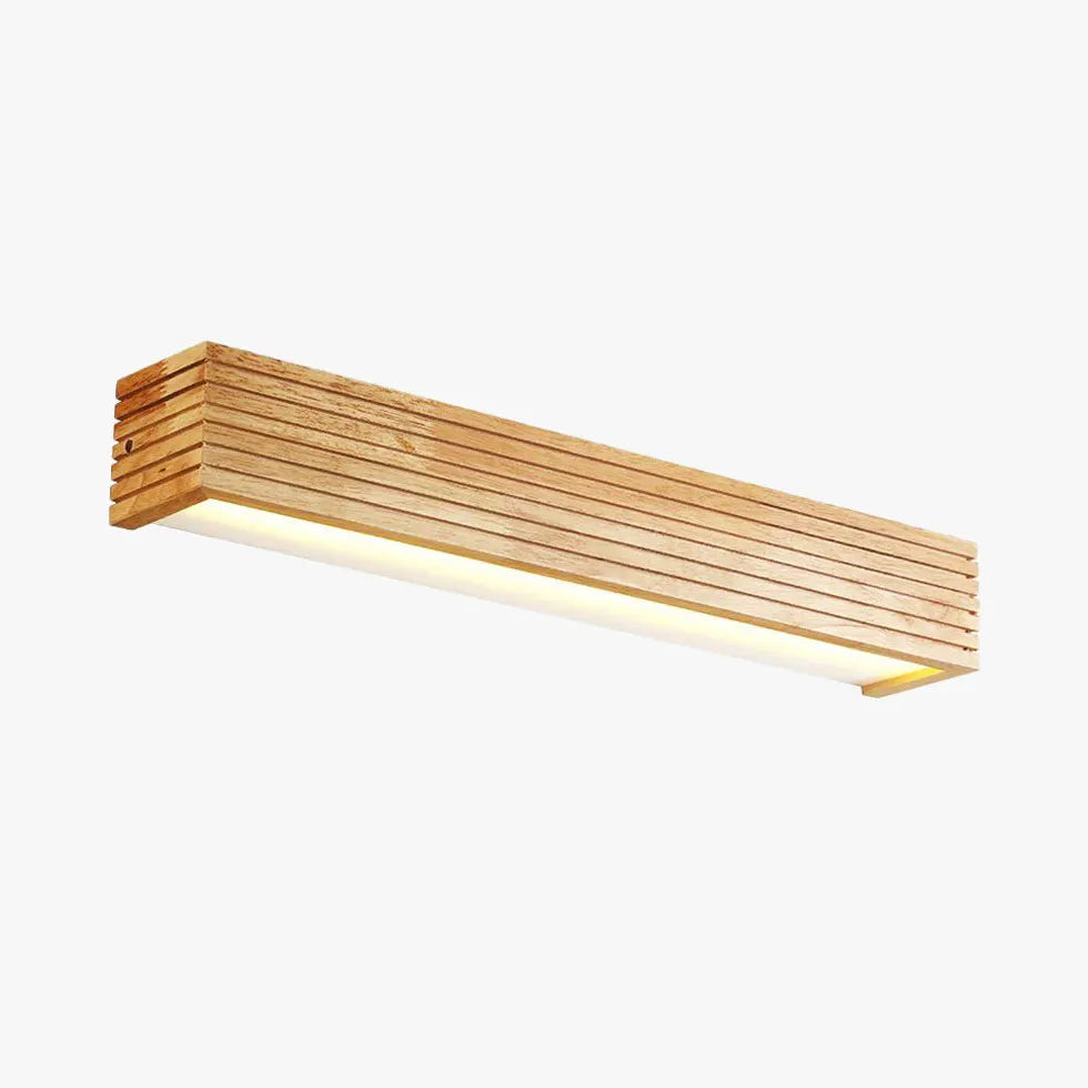 Applique rettangolari Stile Legno Parete LED