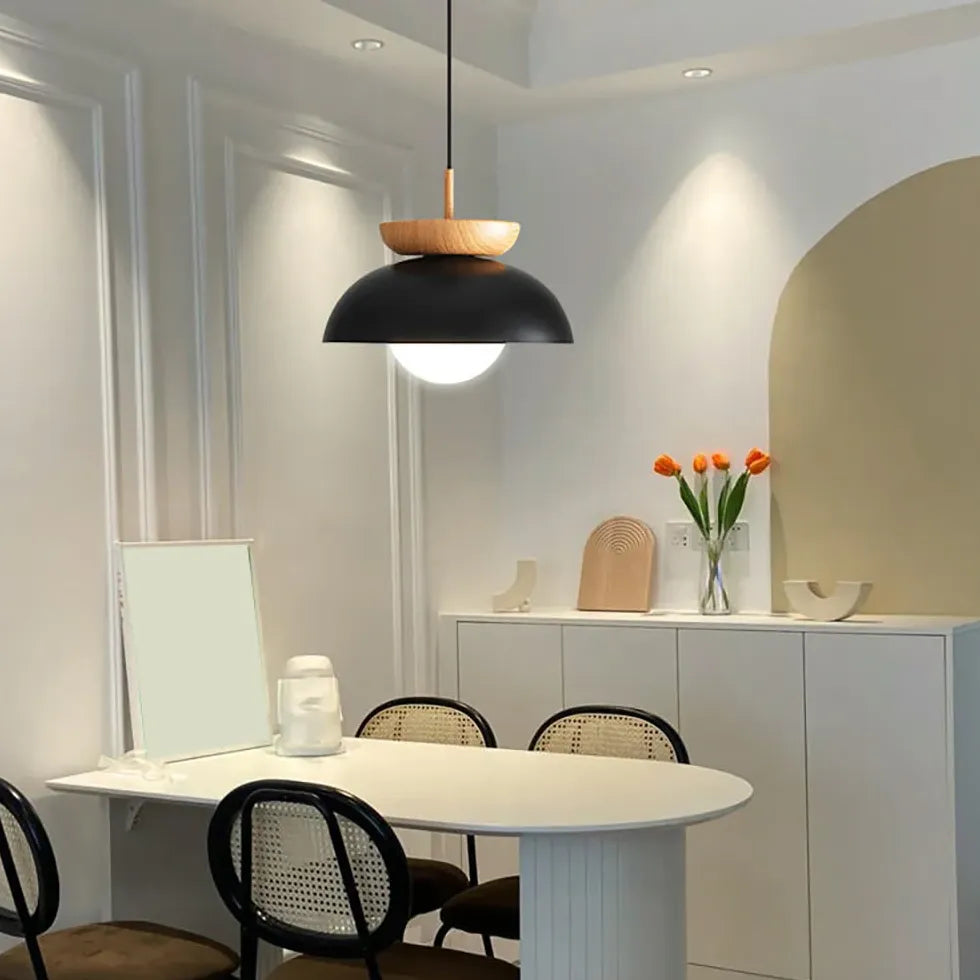 Double Hemisphere LED Modern Pendant Light