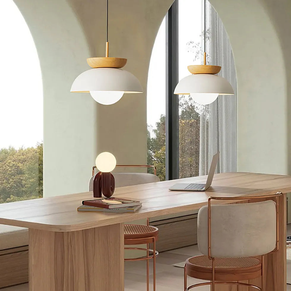 Double Hemisphere LED Modern Pendant Light