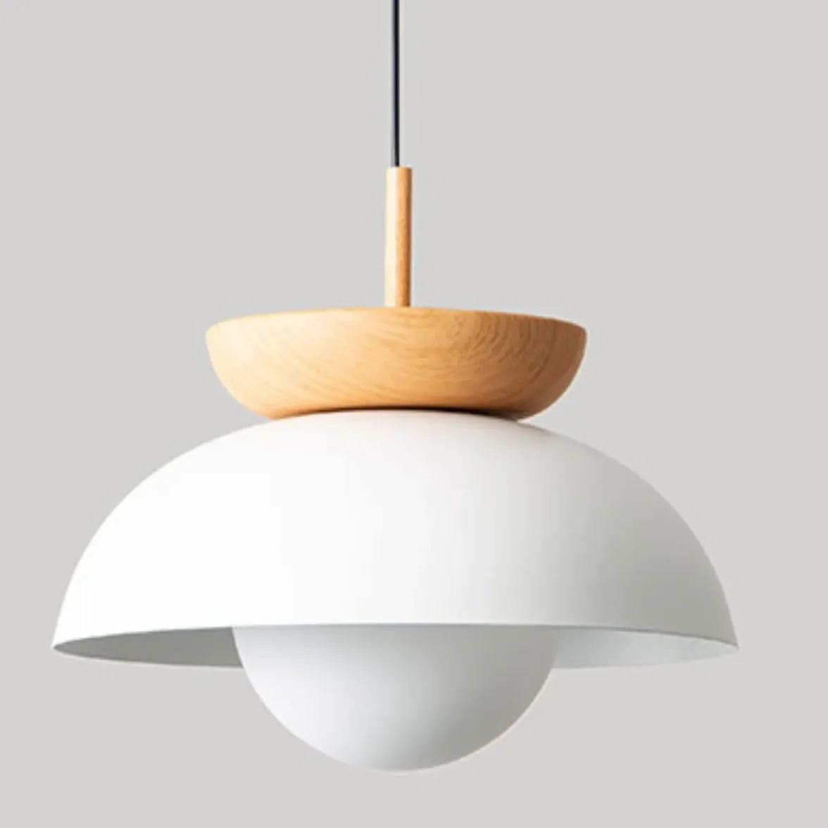 Double Hemisphere LED Modern Pendant Light