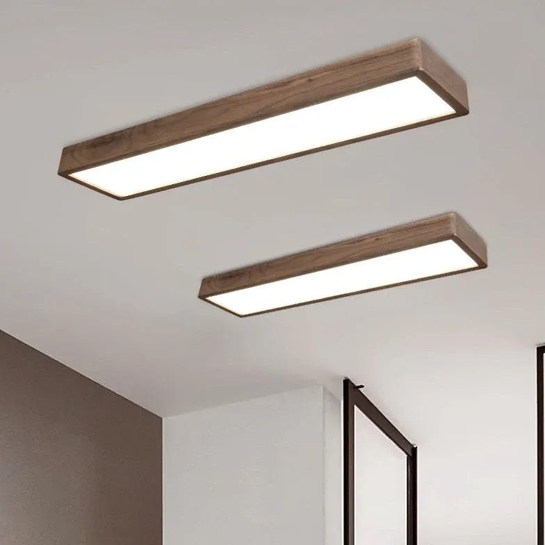 Lampadari per tetti in legno Stile Rectangolare