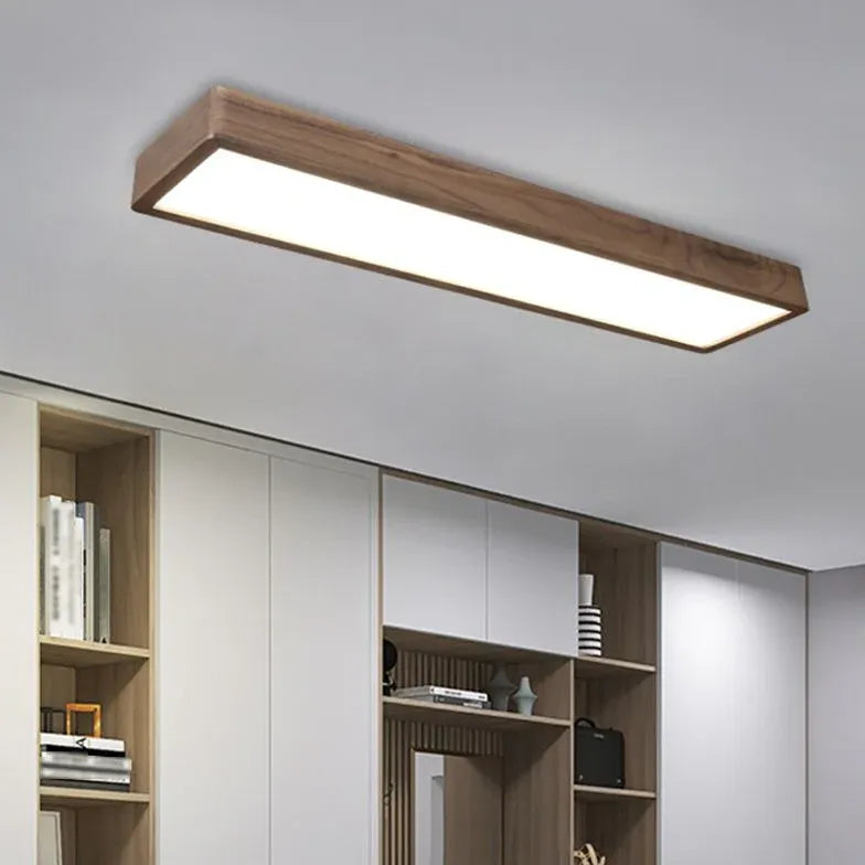 Lampadari per tetti in legno Stile Rectangolare