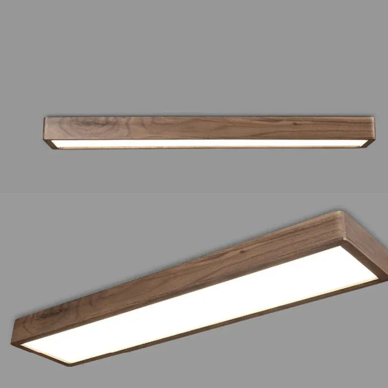 Lampadari per tetti in legno Stile Rectangolare