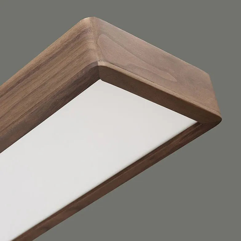 Lampadari per tetti in legno Stile Rectangolare