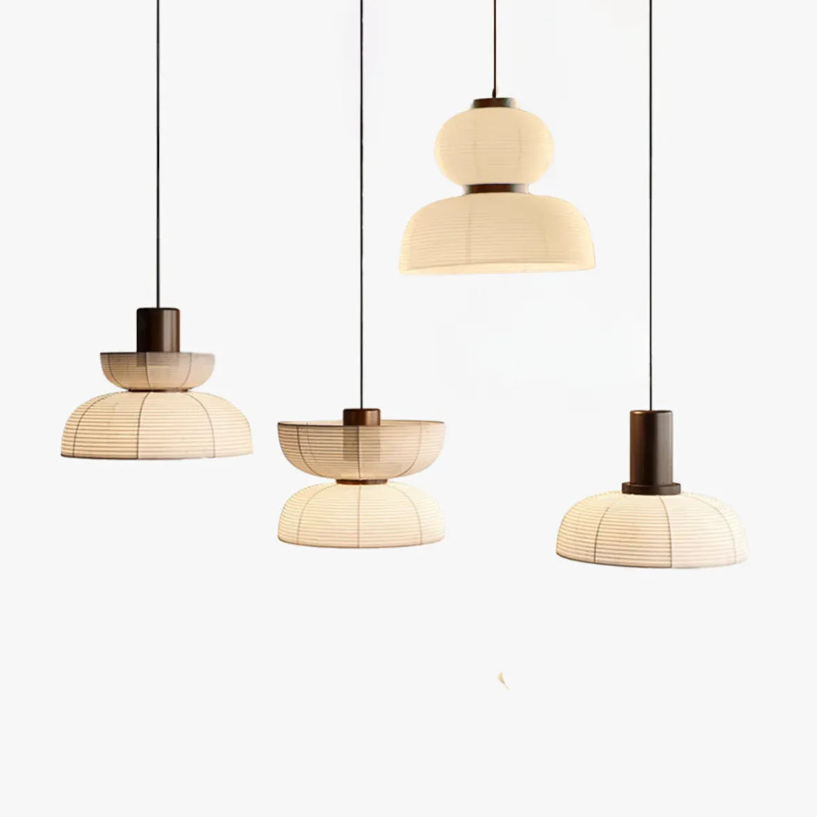 Lampadari a sospensione in tessuto Stile e design