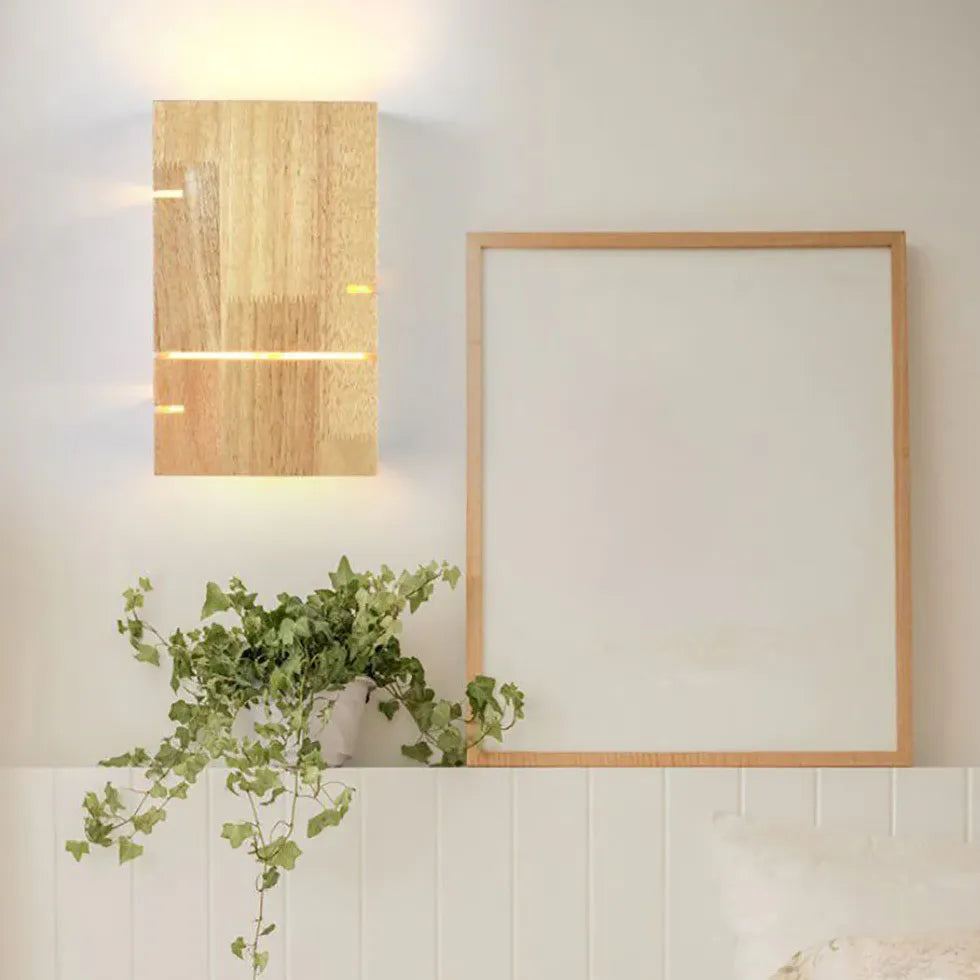 oak wall lights indoor led